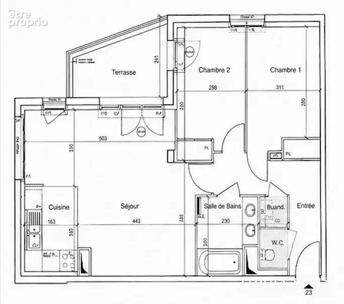 Appartement 3 pièces 66 m² à vendre à Nantes (44300) - photo 2