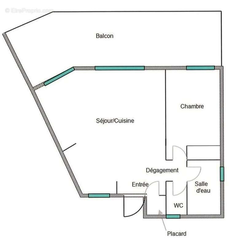 SOUS OFFRE -Croix-des-Gardes - Superbe 2P, terrasse 27m², Vue mer, Parking, Piscine - photo 16