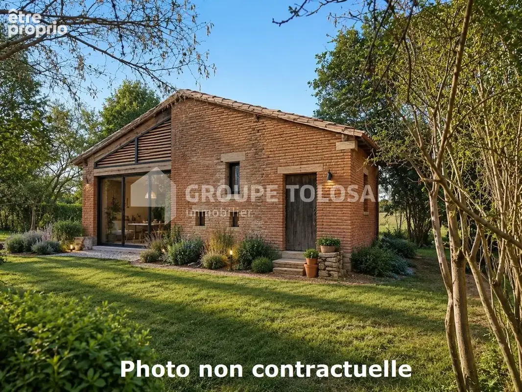 Maison 1 pièce 52 m² à vendre à Baziege (31450) - photo 2