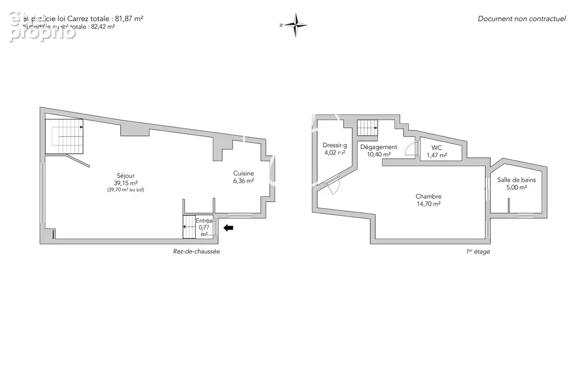 Paris 18e - AVENUE JUNOT - Atelier - 81,87m² Carrez - 1 chambre - photo 25
