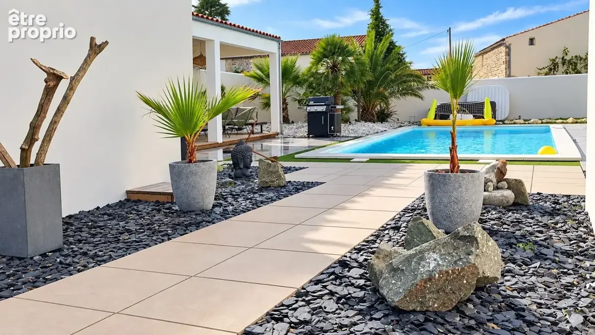 Breuillet - villa d'architecte avec piscine  à deux pas du centre - photo 18