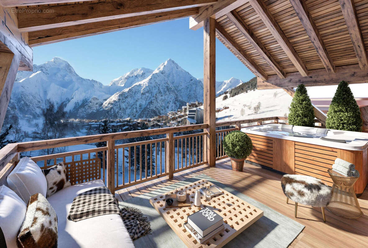 Ski apartment for sale Les  Deux Alpes_Terrasse_HD - Appartement à MONT-DE-LANS