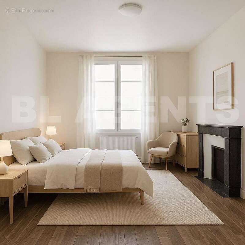 Chambre minimaliste et lumineuse - Appartement à CASTELSARRASIN