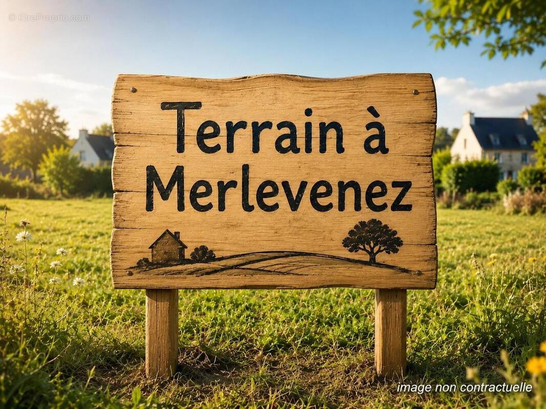 Photo 1 - Terrain à MERLEVENEZ