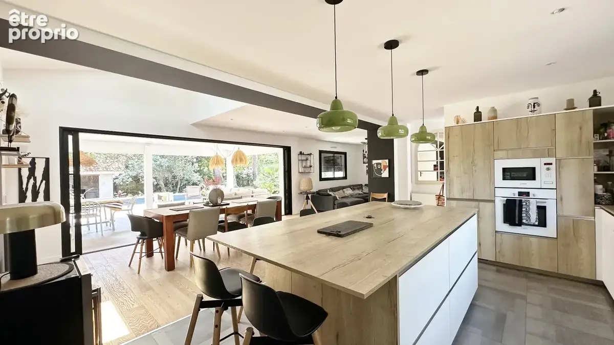 Hossegor  seignosse plage des estagnots  villa d'architecte contemporaine avec piscine - photo 9