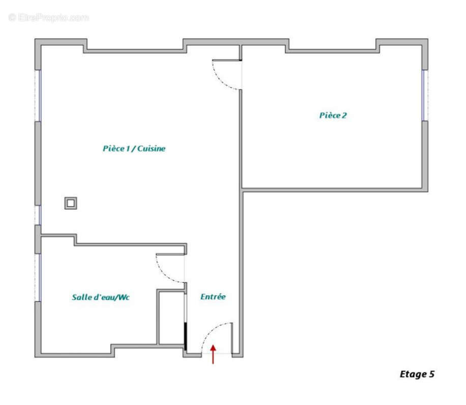 Appartement à PARIS-18E