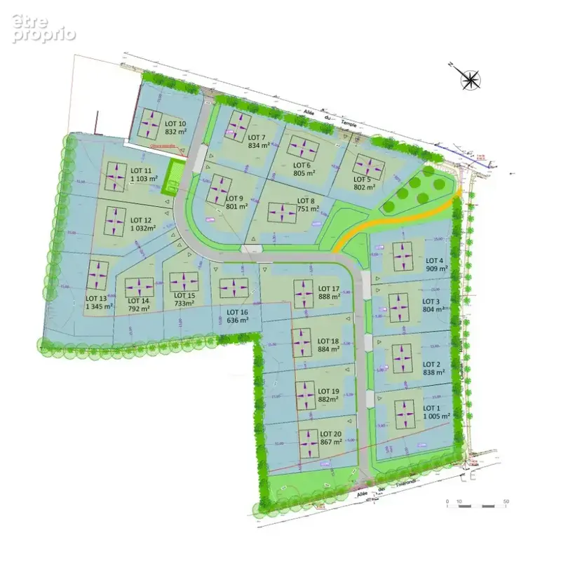 Terrain 805 m² à vendre à Autretot (76190) - photo 2