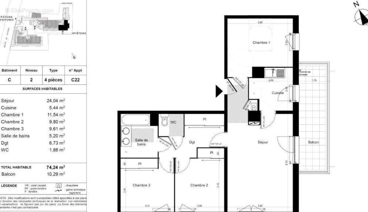 Appartement à TOULOUSE