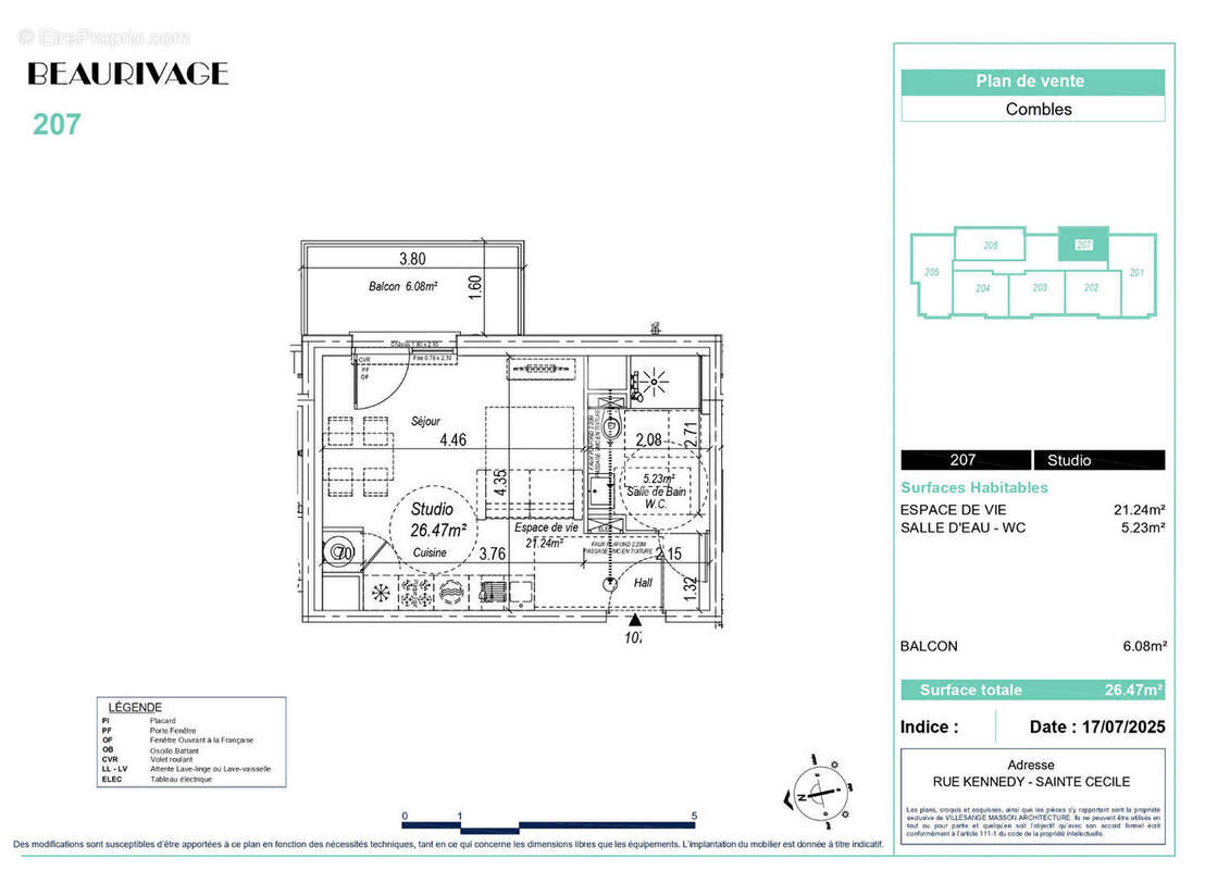 Appartement à CAMIERS