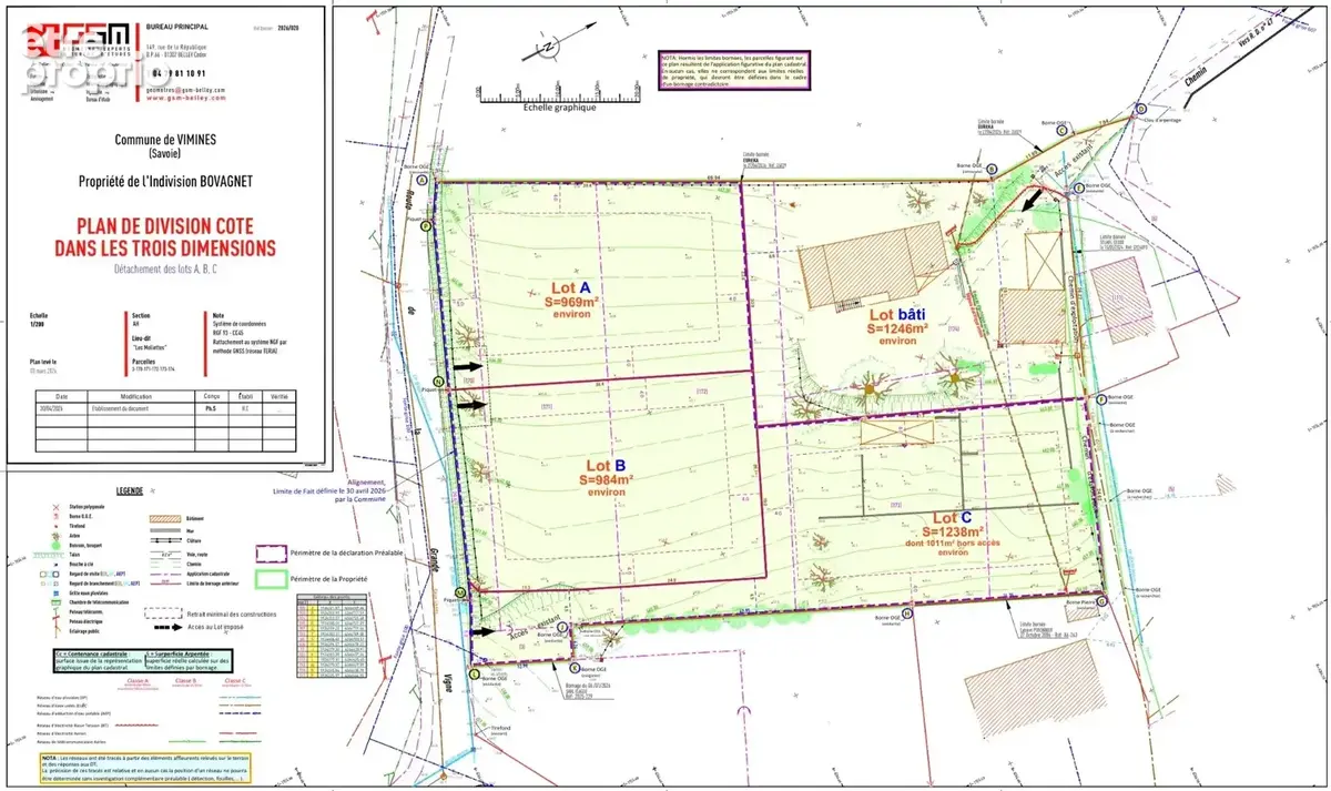 Terrain à vendre de 1 238,00 m² VIMINES (73) - photo 6