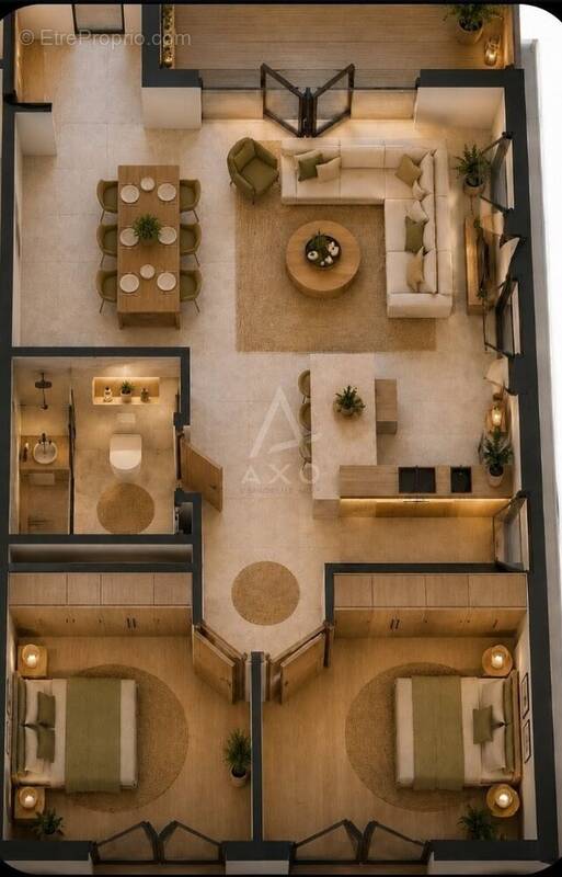 Appartement à PECHBONNIEU