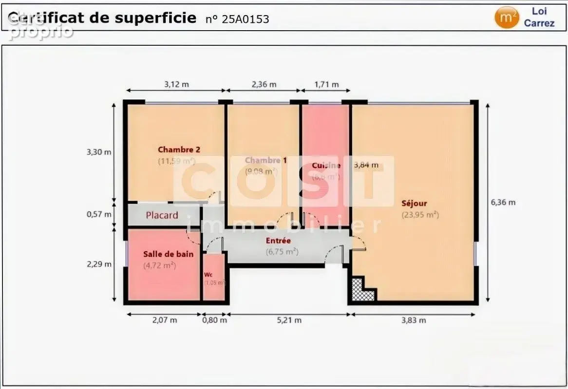 Appartement 3 pièces 64 m² à vendre à Asnieres-Sur-Seine (92600) - photo 7
