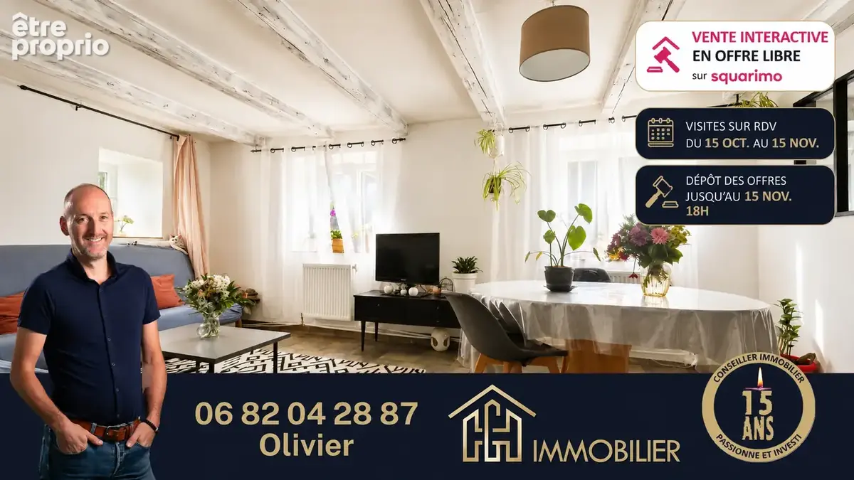 Maison familiale rénovée avec garage et extérieur en terrasses en vente interactive à prix libre* - photo 1
