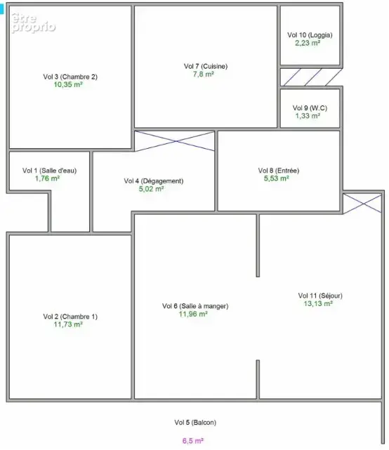 Clermont-Ferrand Centre : T3 de 72 m2 avec balcon, parking et cave - photo 13