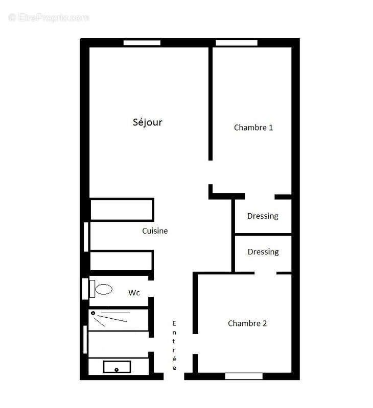 Appartement à CLICHY