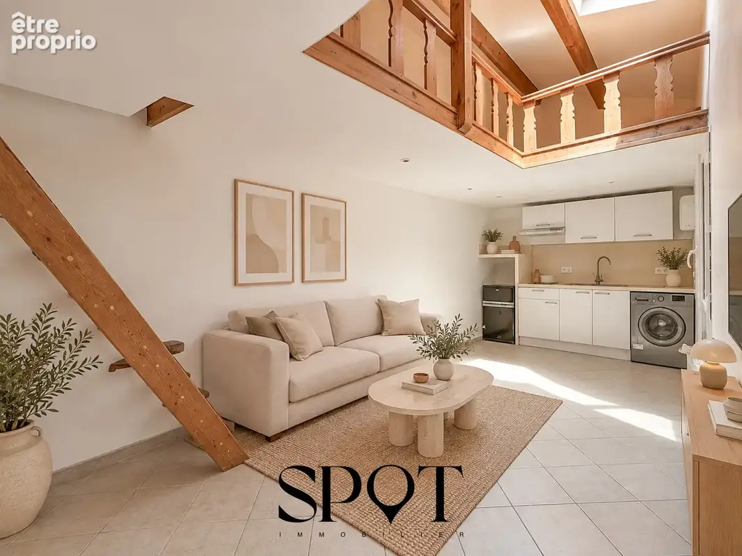 Marseille 5  Appartement avec mezzanine et cour - photo 3