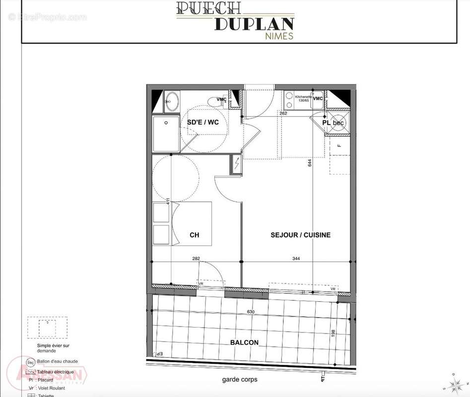 Appartement à NIMES