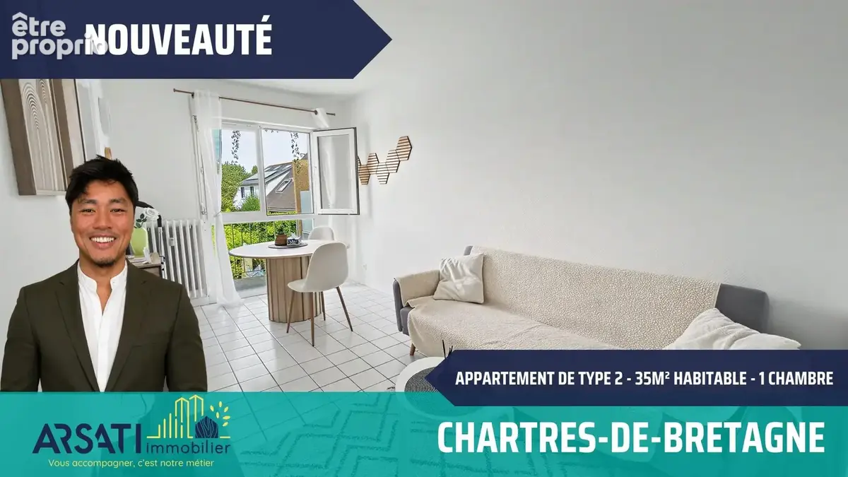 Appartement à CHARTRES-DE-BRETAGNE