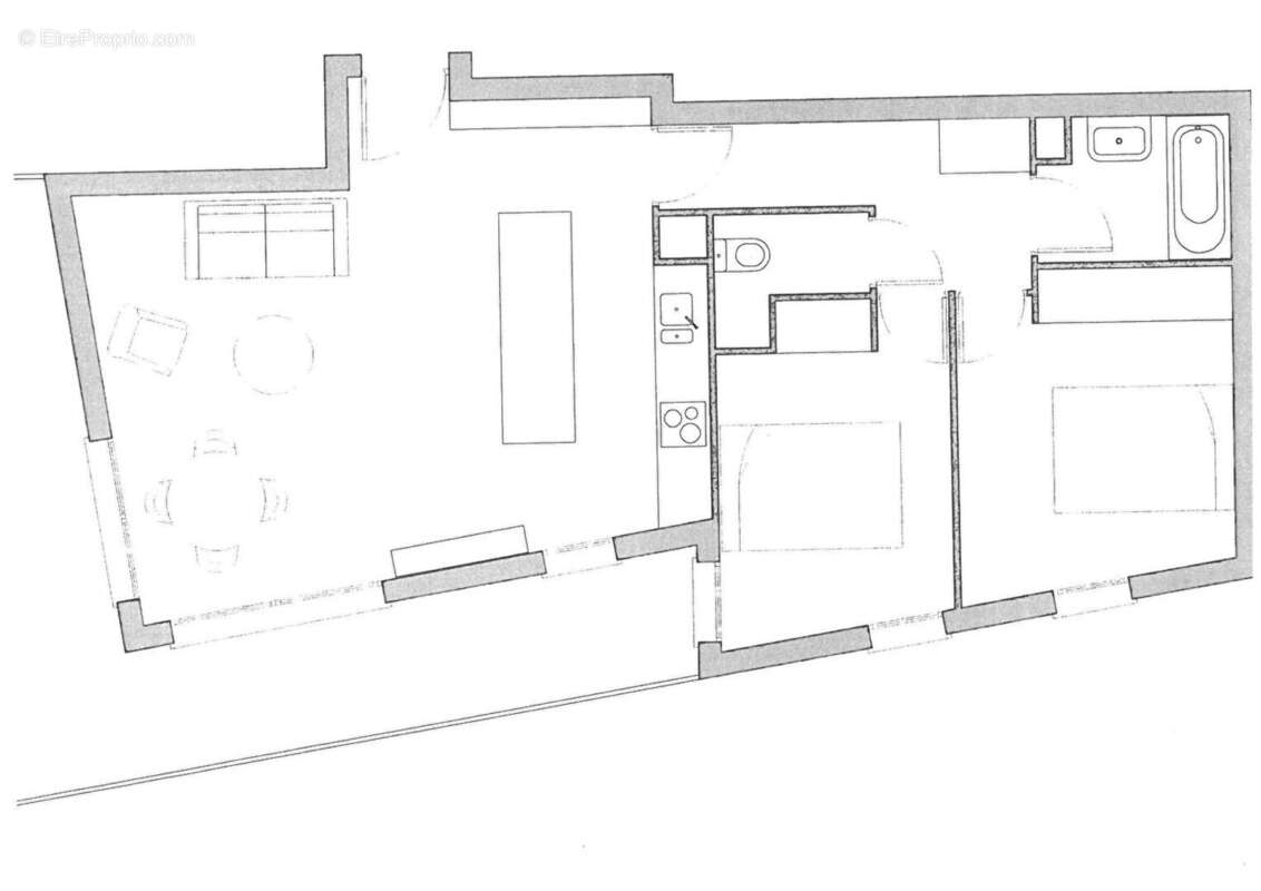 Courbevoie fbg de l'arche - 3 pieces 66m²  avec grand balcon 15m² - photo 11