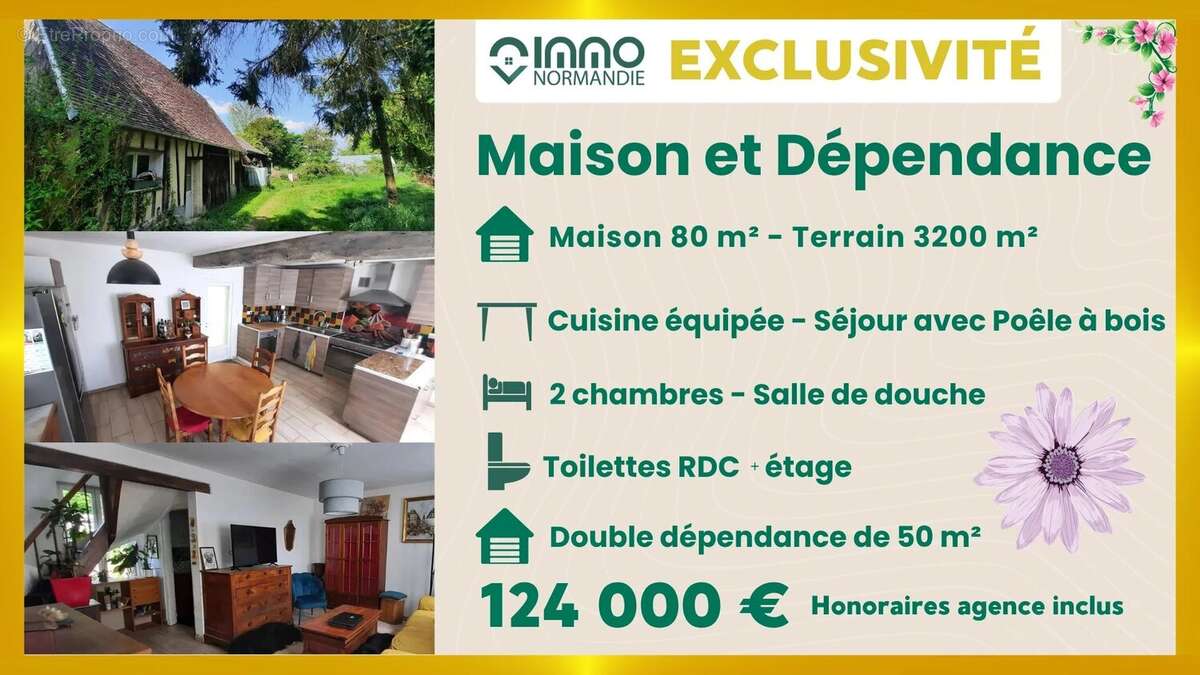 Maison à LA BARRE-EN-OUCHE