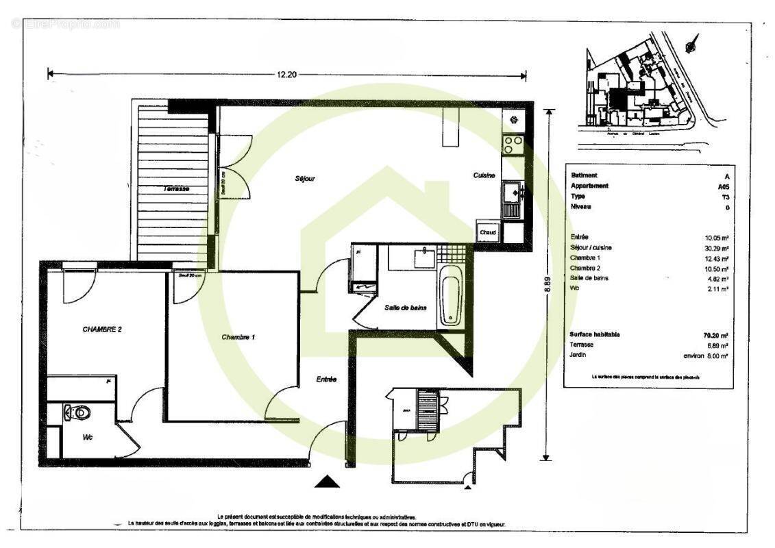 Appartement à BEAUCHAMP