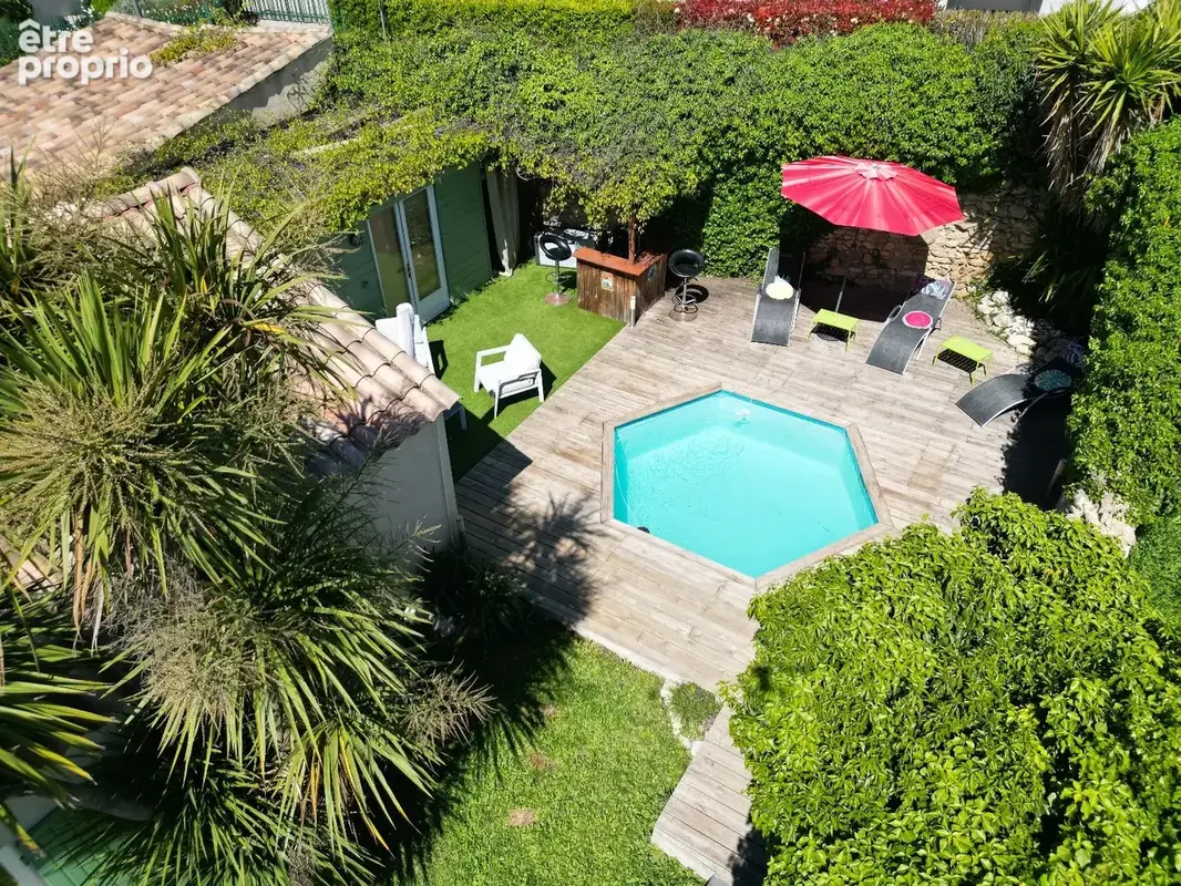 Maison de plain-pied de 122 m²  située à Poussan, sur une parcelle de 492 m². - photo 2