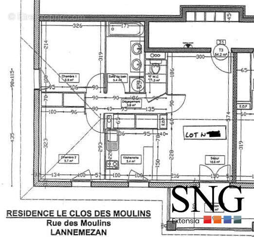 Appartement à LANNEMEZAN