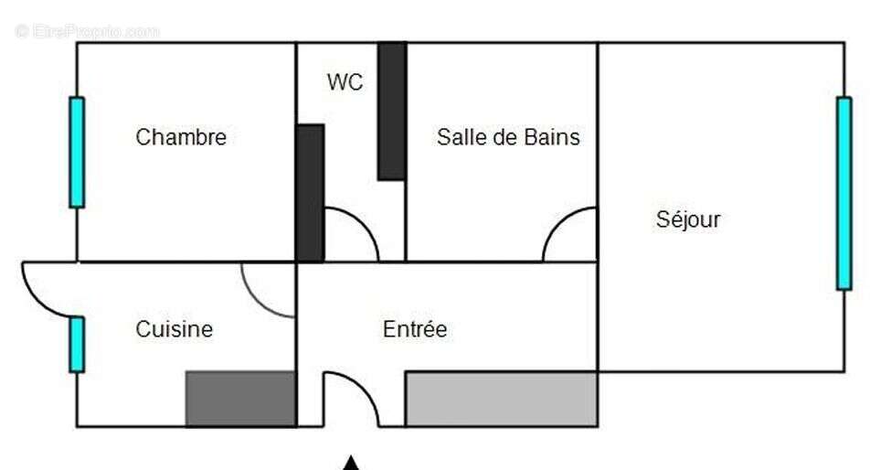 NICE Borriglione 2P 58,56m² traversant très bon état cave - photo 9