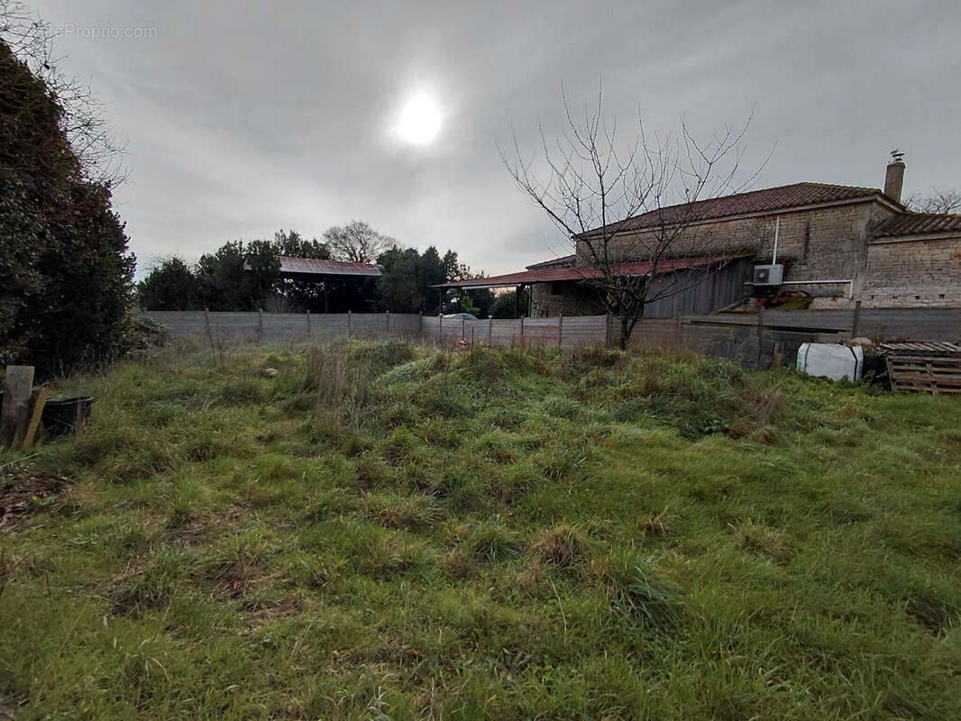 Terrain constructible 990 m2 avec bâtisse   Projet rénovation ou construction   Ardillières - photo 4
