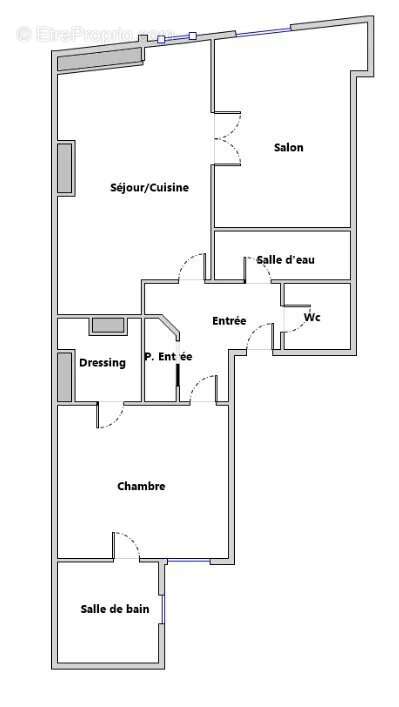 Appartement à PARIS-1E