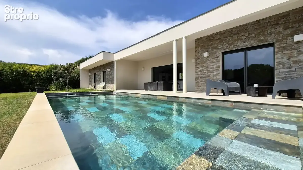Superbe villa contemporaine, plain-pied, piscine - photo 1