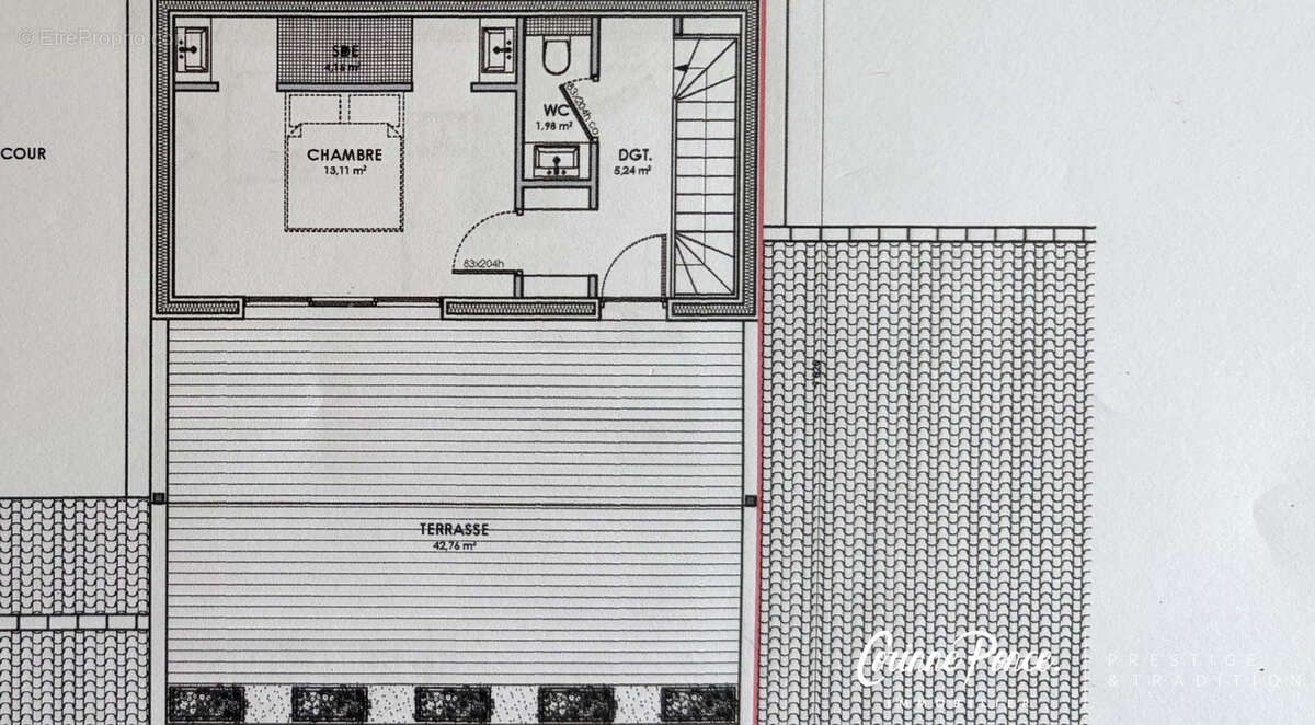 Nimes centre quartier residentiel appartement/maison de ville 135 m2 loi carrez 200 m2 habitables garage terra - photo 20