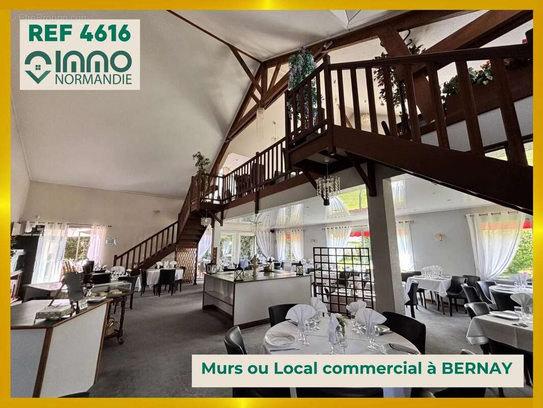 Restaurant avec 2 logements à BERNAY - 542m2 + mezzanine - photo 5