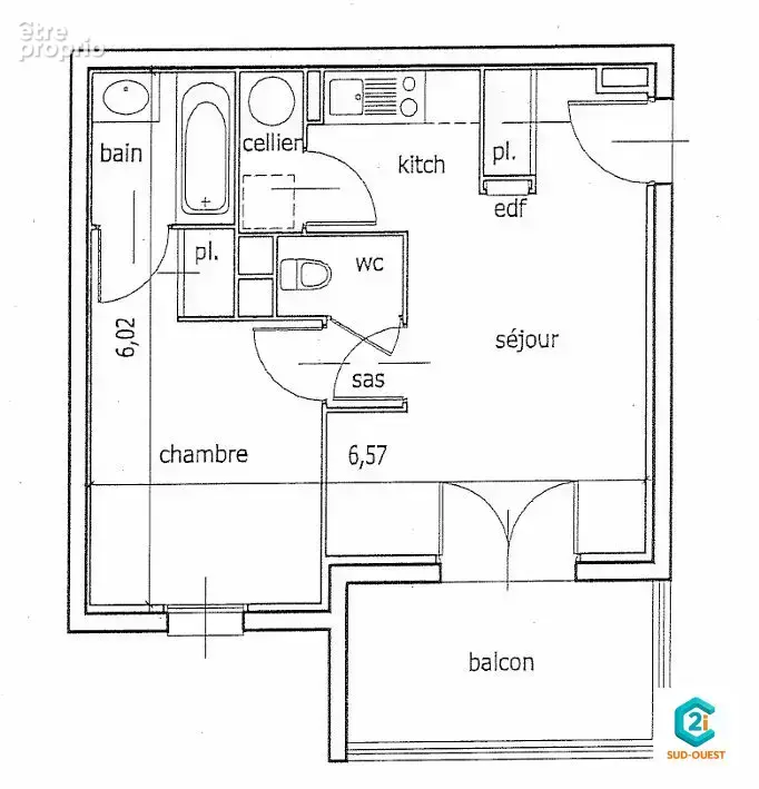Appartement 2 pièces 36 m² à vendre à Saint-Gaudens (31800) - photo 3