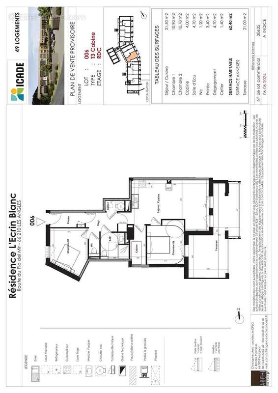 Au pied des pistes, T3 avec loggia de 21m² - photo 5