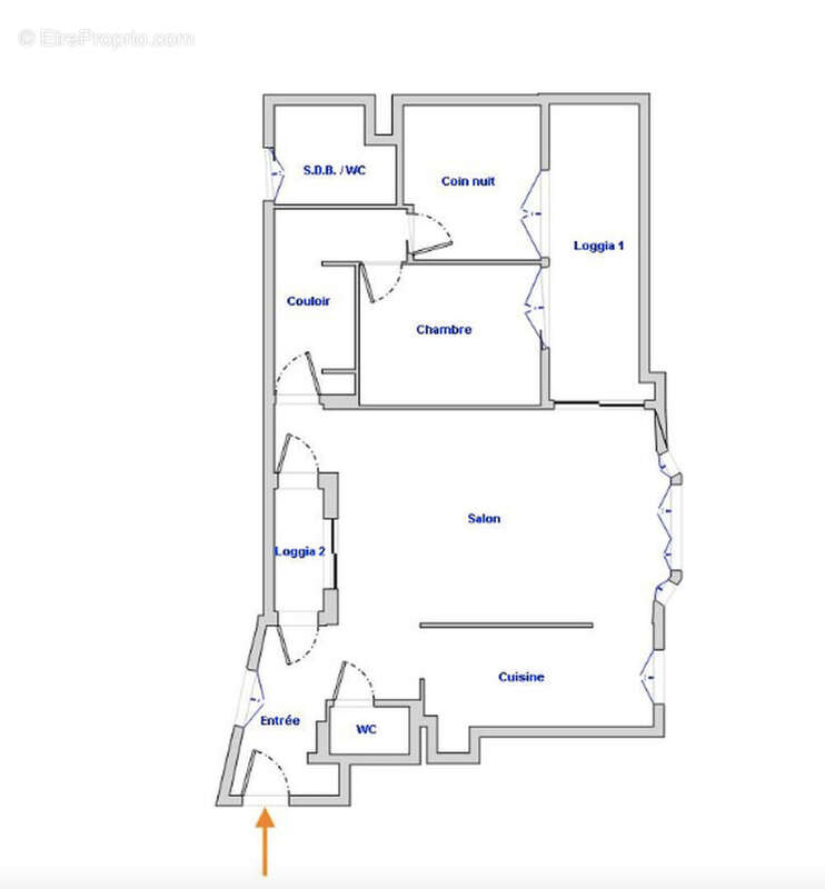 Appartement à PARIS-15E