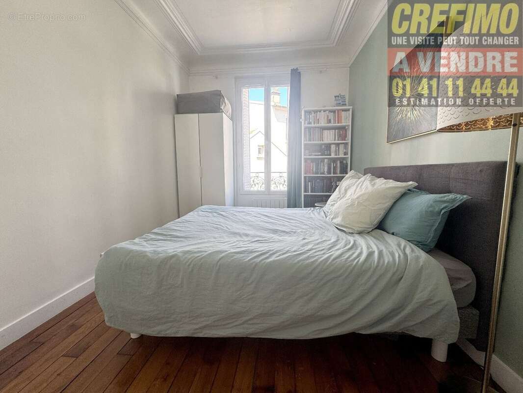 Appartement de caractère avec cachet, belle pièce de vie, cuisine aménagée à Asnières-sur-Seine. - photo 8