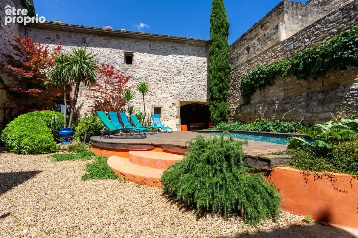 Maison de caractère avec jardin clos, piscine et importantes dépendances – à 10 mn d’Uzès - photo 21