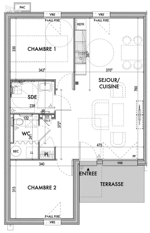 Maison 3 pièces 64 m² à vendre à Perros-Guirec (22700) - photo 9