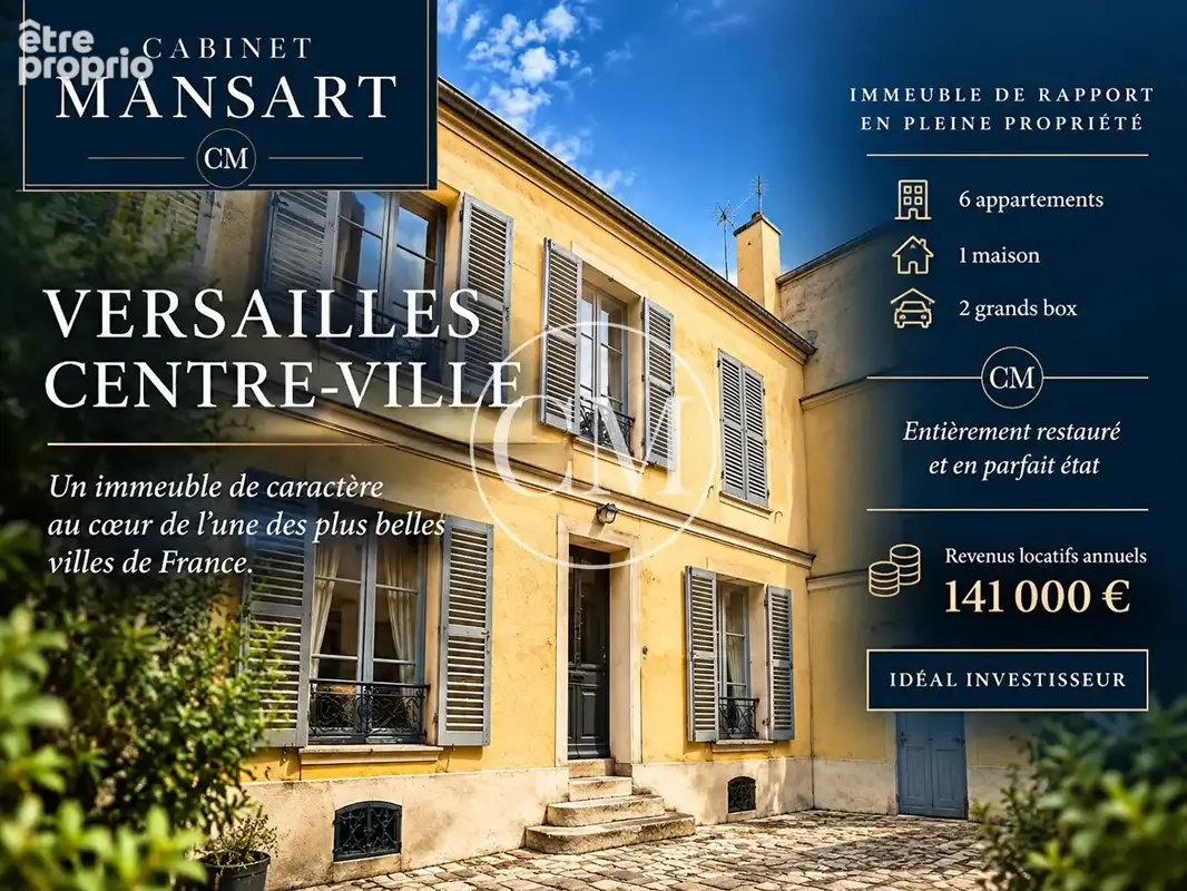 Photo Appartement à Versailles au prix de 3 750 000€