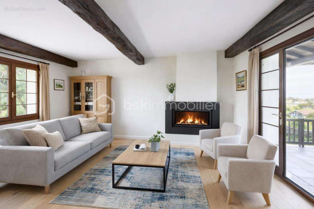 A Saint Jean de Luz, Maison 5 ch + T3 et terrain 1700 m2 divisible - vue océan et montagnes - photo 7