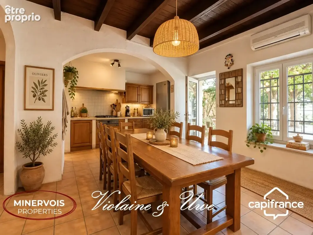 Azille – maison de 184 m² au milieu des vignes avec piscine et panneaux solaires - photo 2