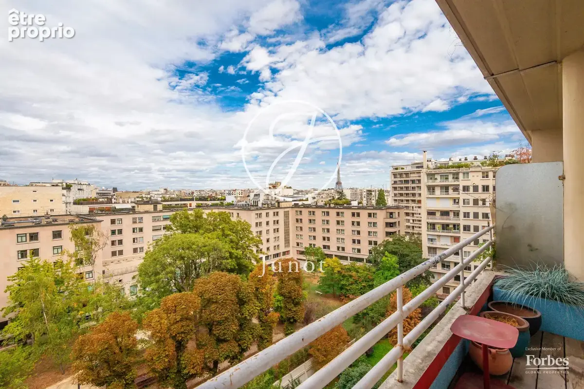 Paris 16e - MONTMORENCY / JASMIN - Appartement - 4 pièces - 113,46m² Carrez - 2 chambres - Balcon - Vue ciel - photo 2