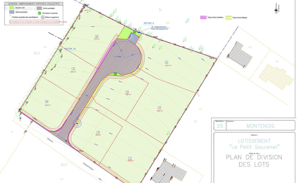 Terrain à MONTENOIS