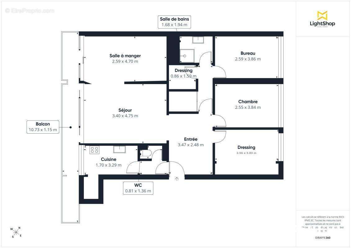 Appartement à COURBEVOIE