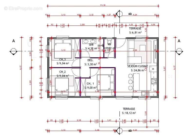 Maison à BAIE-MAHAULT