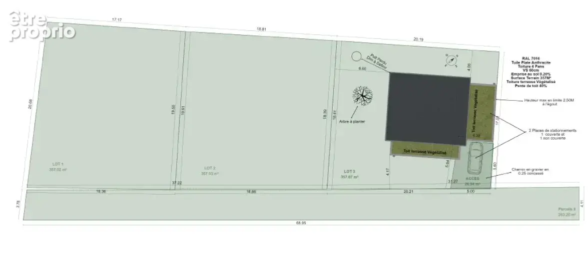 Terrain nu, PC accepté, 100 m², 4 chambres - photo 4
