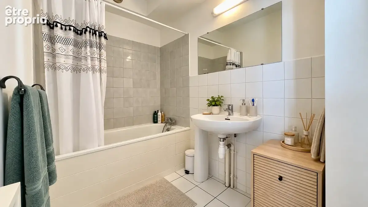 Studio de 28 m2 avec balcon, parking et cave / Idéal investissement locatif / pied a terre / premier achat. - photo 4