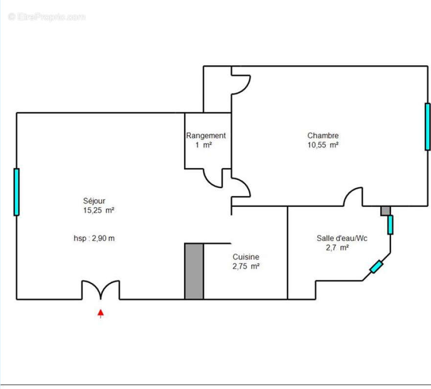 Appartement à PARIS-18E