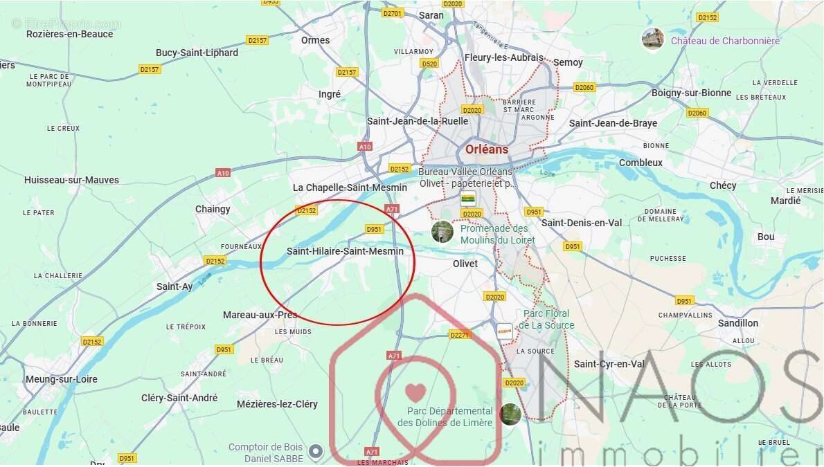 Terrain à SAINT-HILAIRE-SAINT-MESMIN